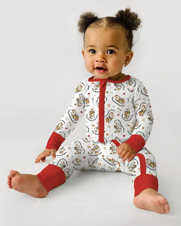 Just A String Cheese Mama Era Mommy & Me Bamboo Convertible Zippy