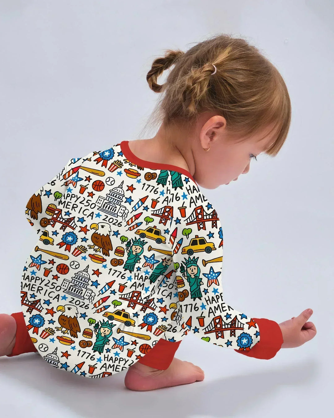 Doodle America 250th Anniversary Family Bamboo Convertible Zippy