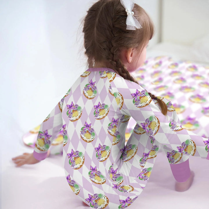 Mardi Gras Donut Bamboo Convertible Zippy