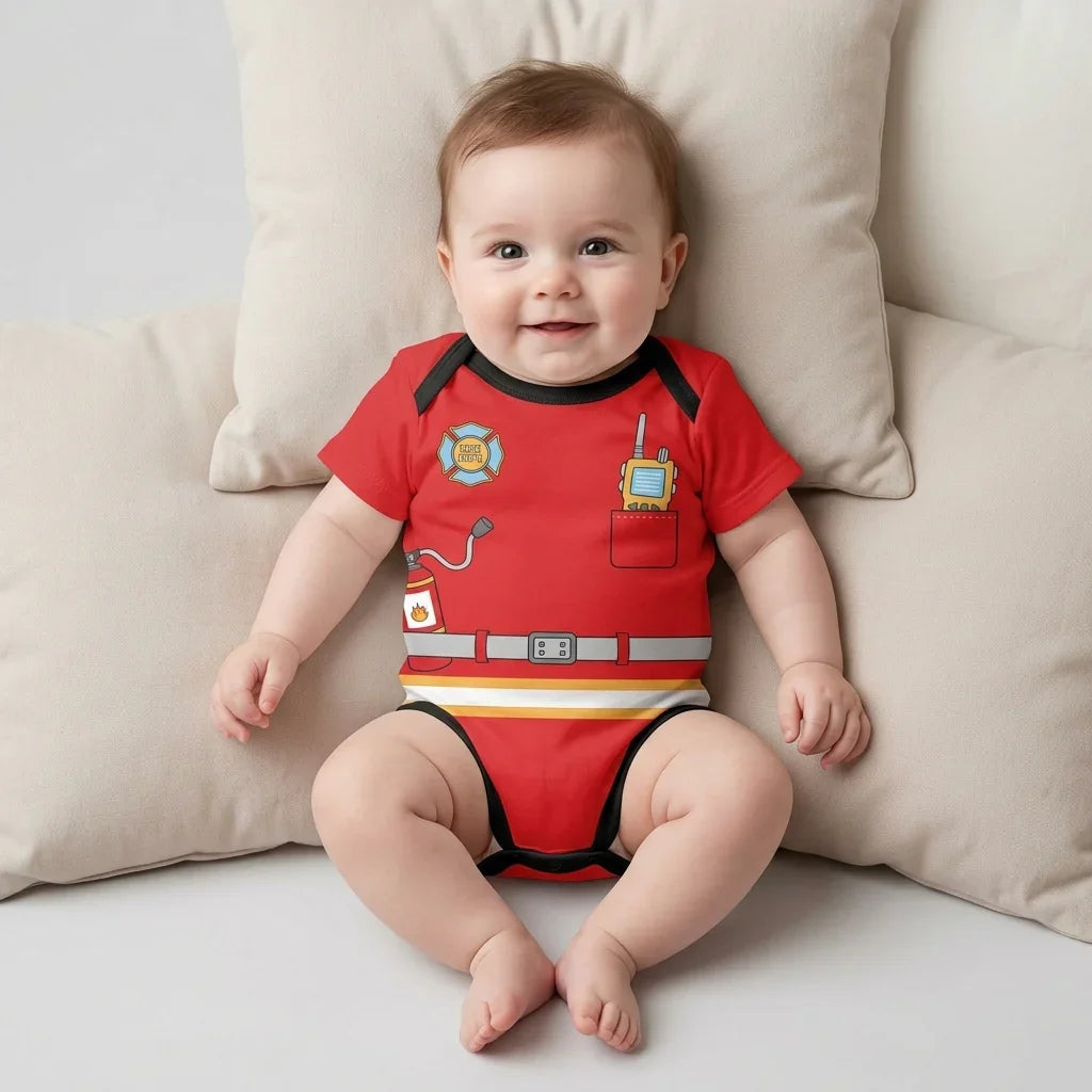 Future Fireman Crew Bamboo Bodysuit
