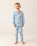 Family Hanukkah Matching Bamboo Two Piece Long Sleeve Pajama Set