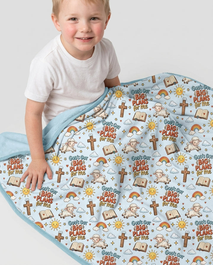 God's Got Big Plans For Me Bamboo Blanket