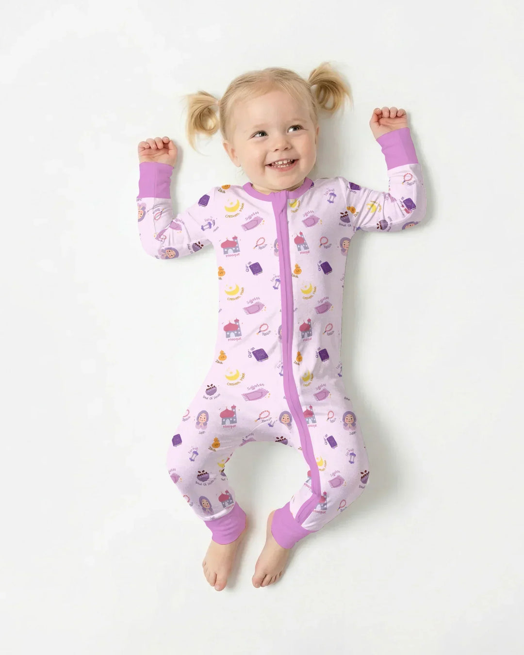 Cute Ramadhan Mubarak Bamboo Convertible Zippy
