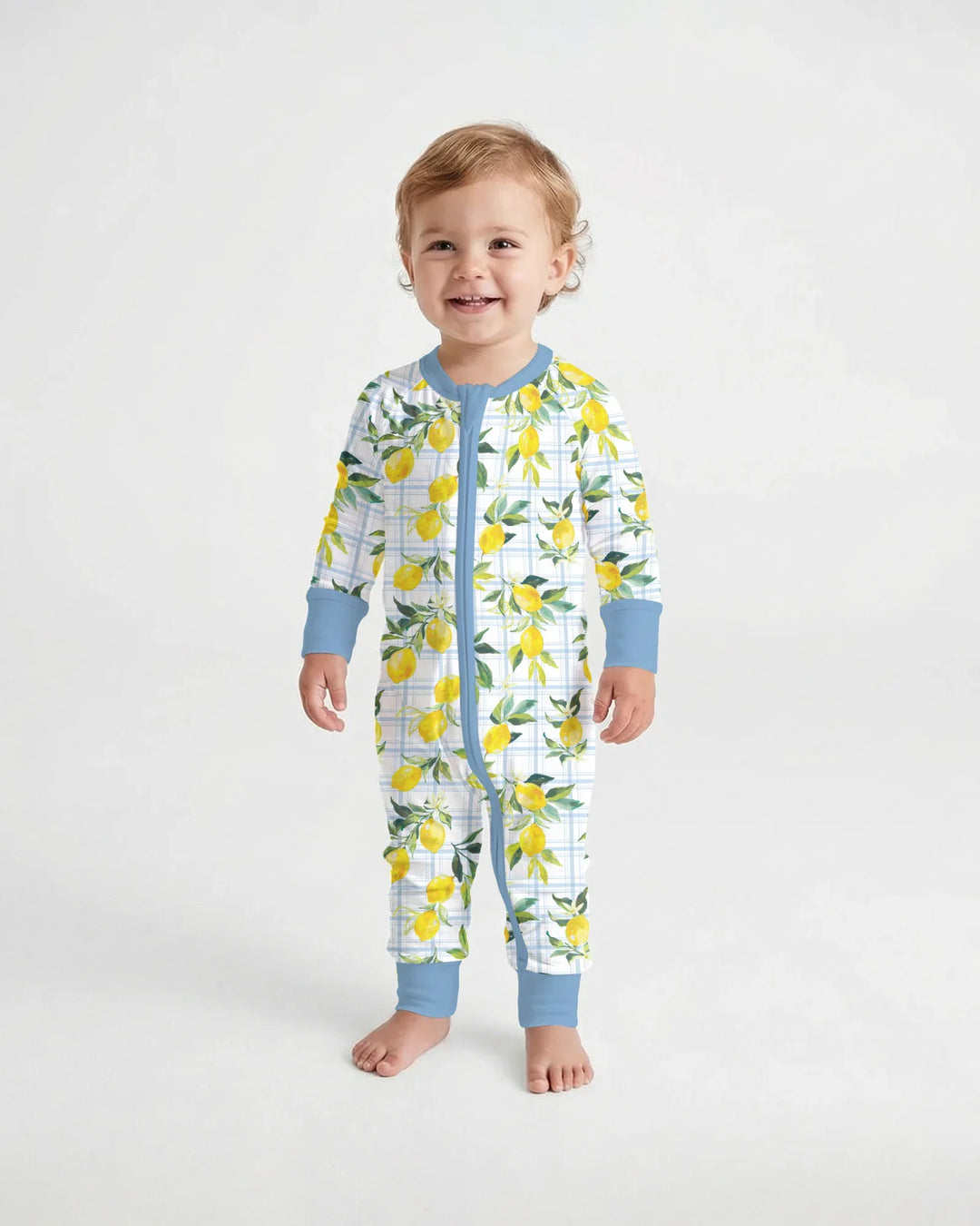 Mediterranean Lemons Family Matching Bamboo Convertible Zippy