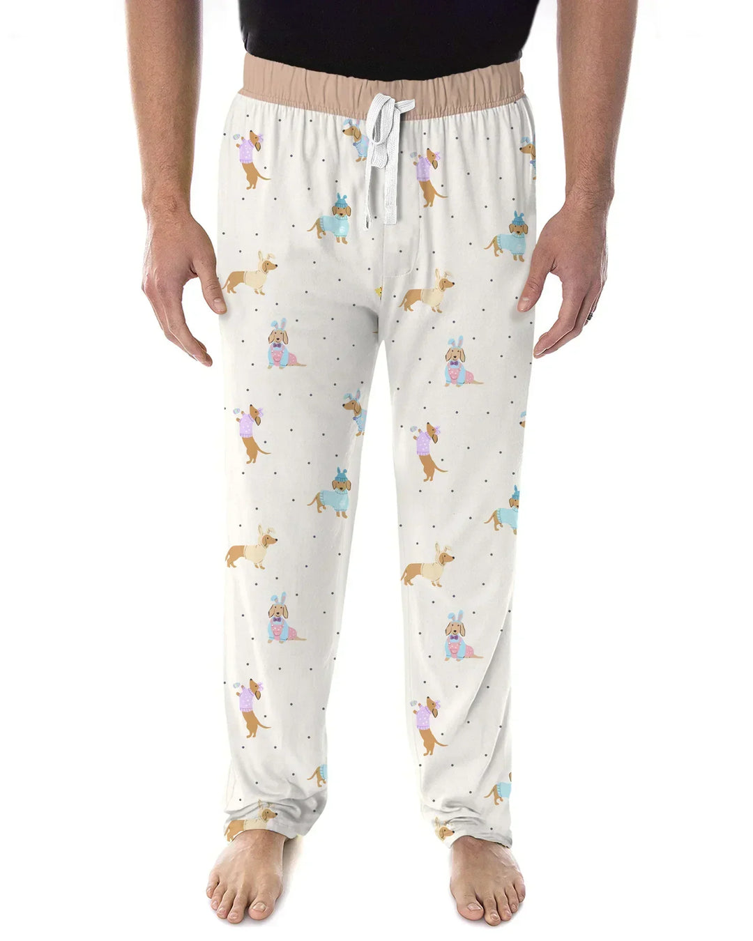 Easter Dachshund Bamboo Men's Pajama Set