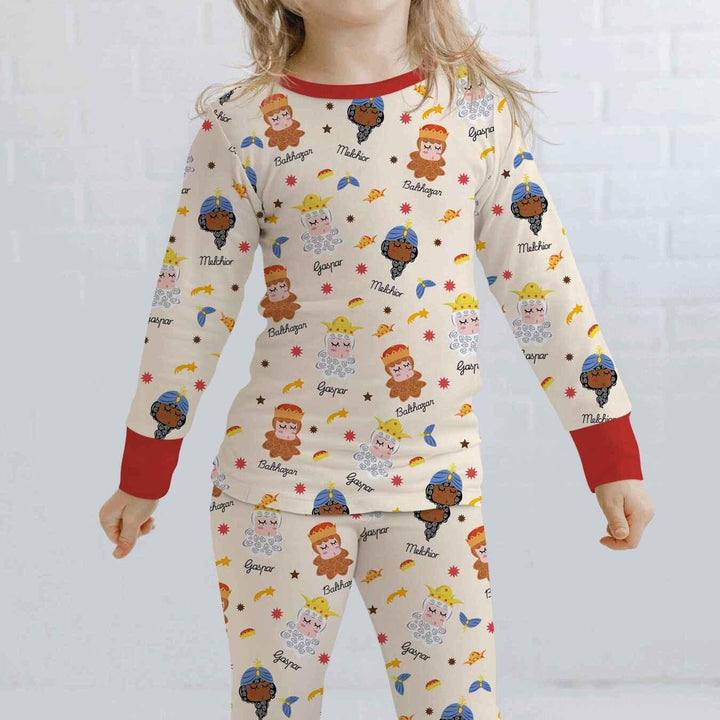 Tres Reyes Magos Bamboo Two Piece Long Sleeve Pajama Set