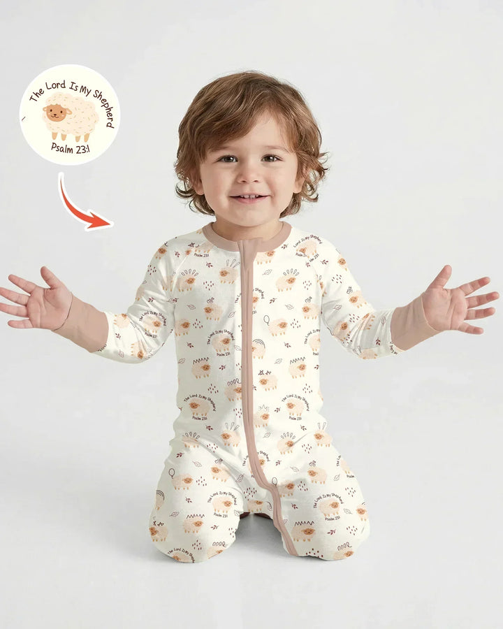 The Lord Is My Shepherd Baby Bamboo Convertible Zippy