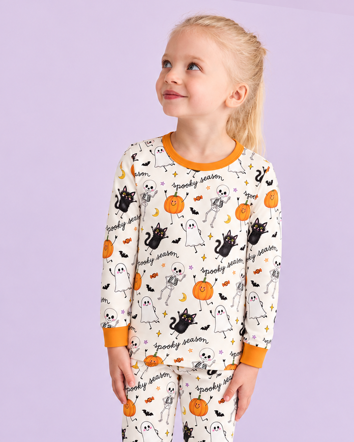 Template Bamboo Two Piece Long Sleeve Pyjamas Set