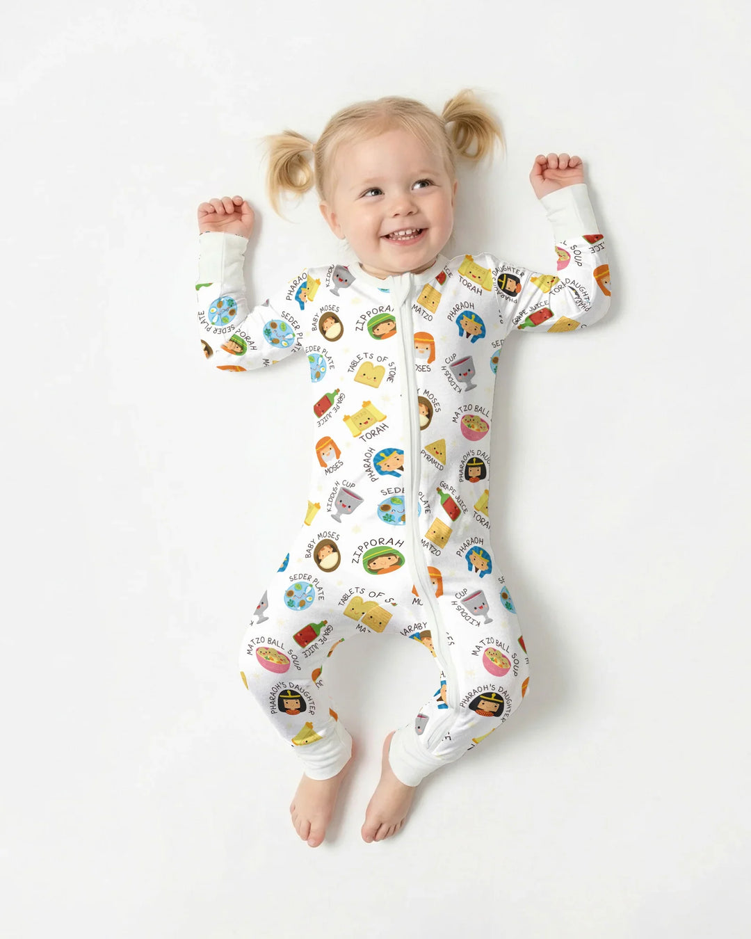 Cute Passover Characters Bamboo Convertible Zippy