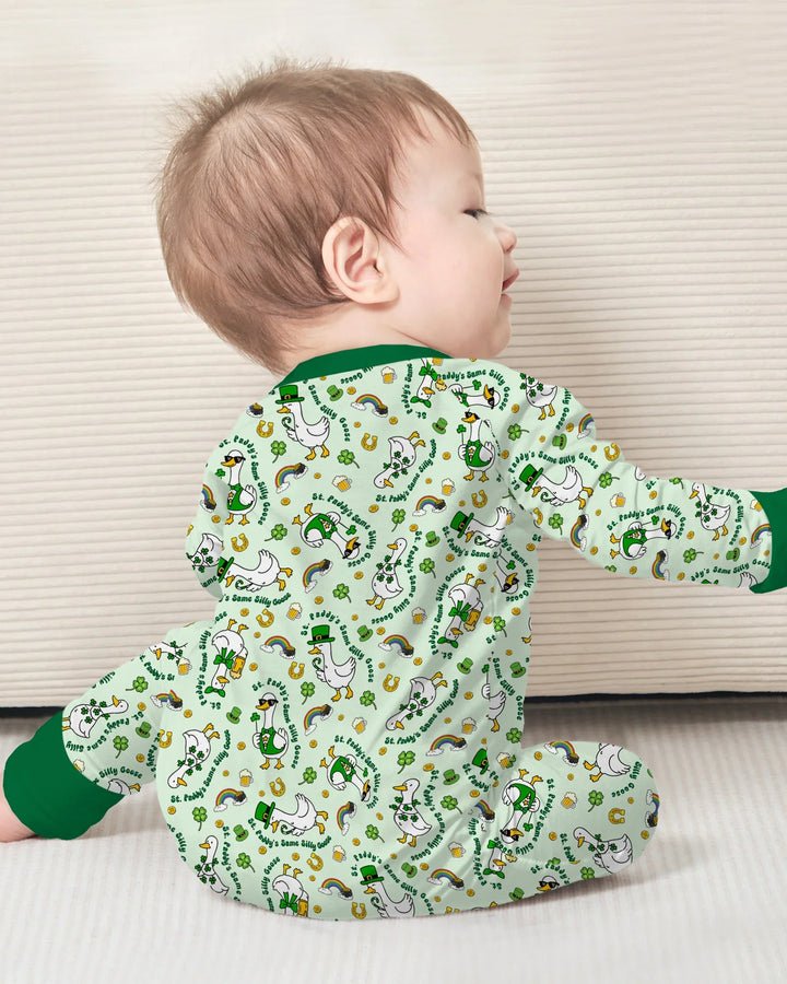 St. Patrick's Day Silly Goose Bamboo Convertible Zippy