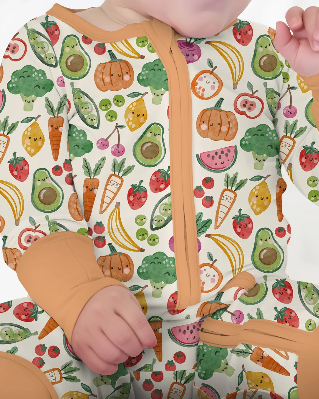 Veggie Friends Family Matching Bamboo Convertible Zippy