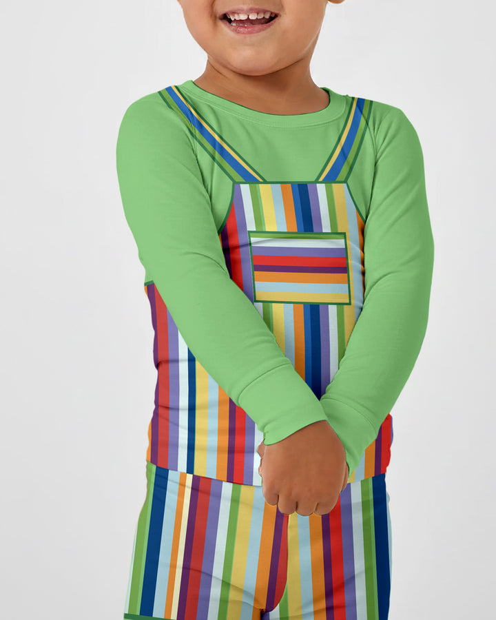 Template Bamboo Two Piece Long Sleeve Pyjamas Set