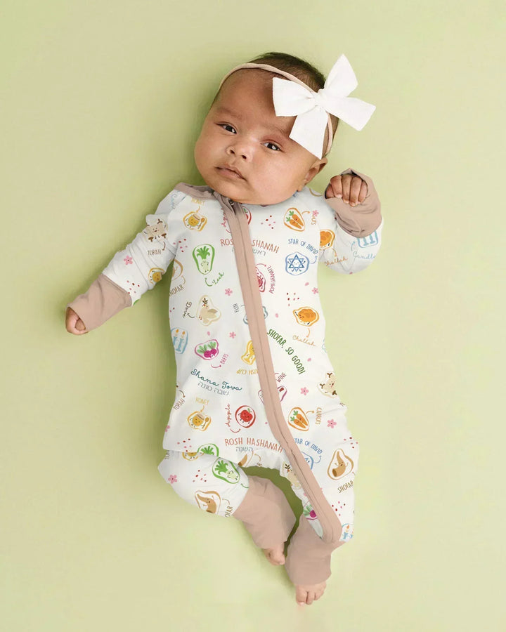 Happy Rosh Hashanah Bamboo Convertible Zippy