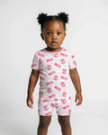 Mama & Mini Mother's Day 2026 Bamboo Two Piece Short Sleeve Shorts Pajama Set