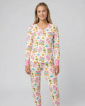 Groovy Summer Walk With Jesus Bamboo Women Pajama Set