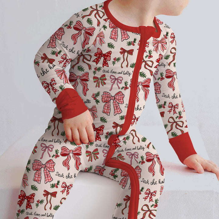 Coquette Christmas Bows Bamboo Convertible Zippy
