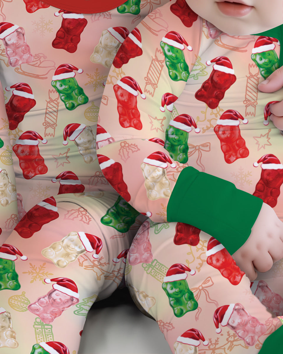 Gummy Bear Santa Christmas Bamboo Convertible Zippy
