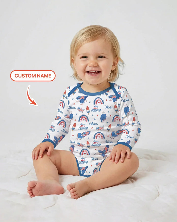 Long Live America Bamboo Bodysuit