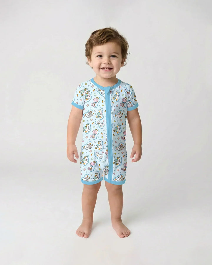 Easter Silly Goose Bamboo Shorty Zippy
