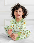 Kawaii St Patrick's Day Bamboo Two Piece Long Sleeve Pajama Set