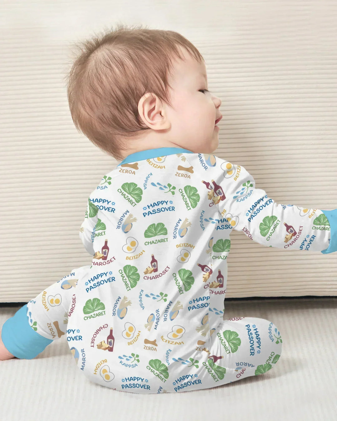 Happy Passover Matching Family Bamboo Convertible Zippy