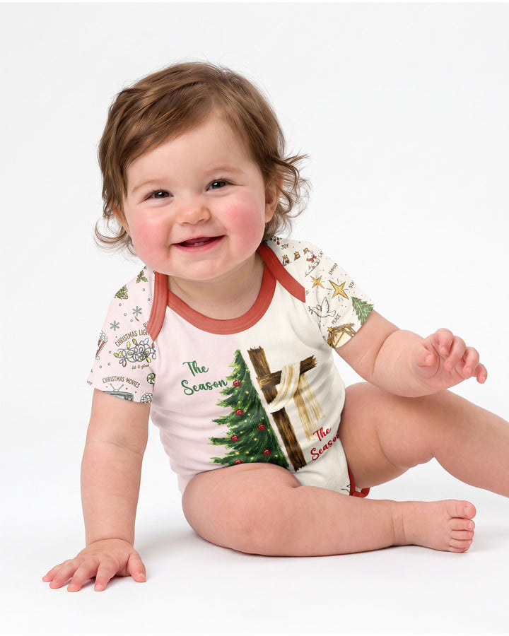 Jesus Is The Reason For The Season Family Matching Bamboo Bodysuit
