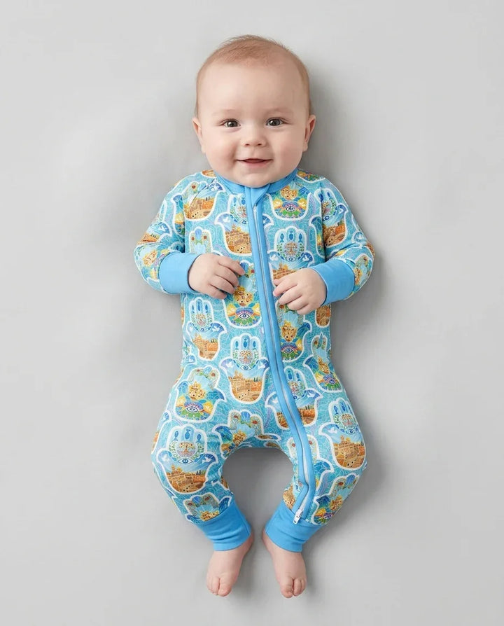 Hamsa Hand Bamboo Convertible Zippy