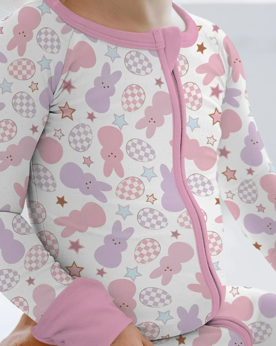 Easter Peep Bunnies Bamboo Convertible Zippy