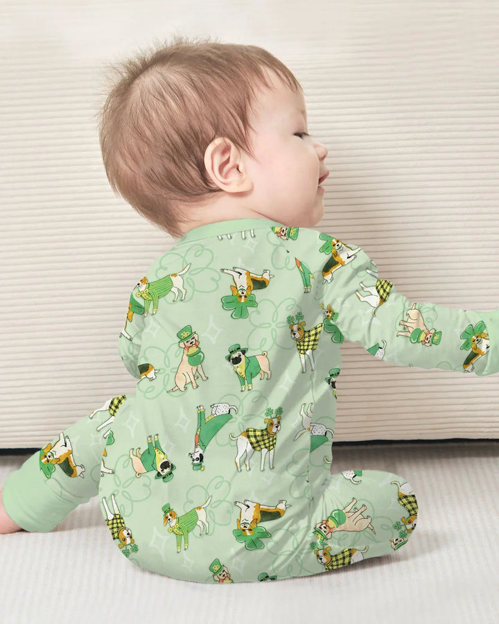 St. Patrick's Day Puppies Bamboo Convertible Zippy