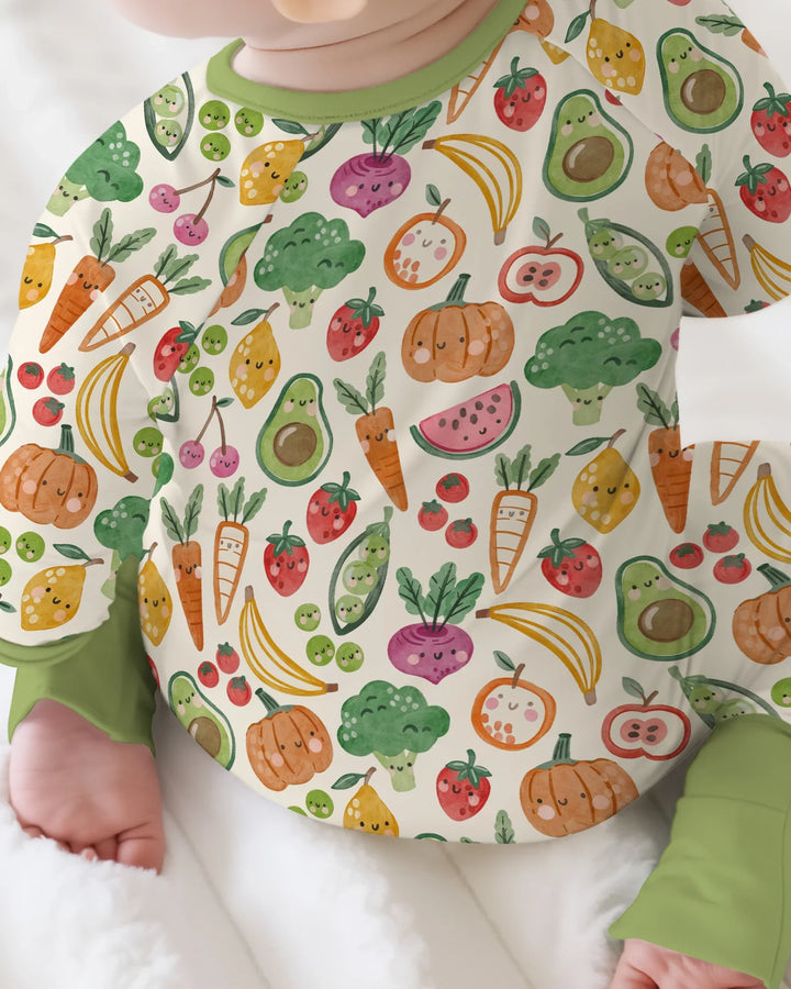 Veggie Friends Family Matching Bamboo Convertible Zippy