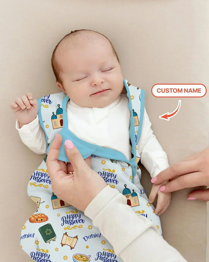Custom name "Pesach Sameach" Bamboo Sleep Bag
