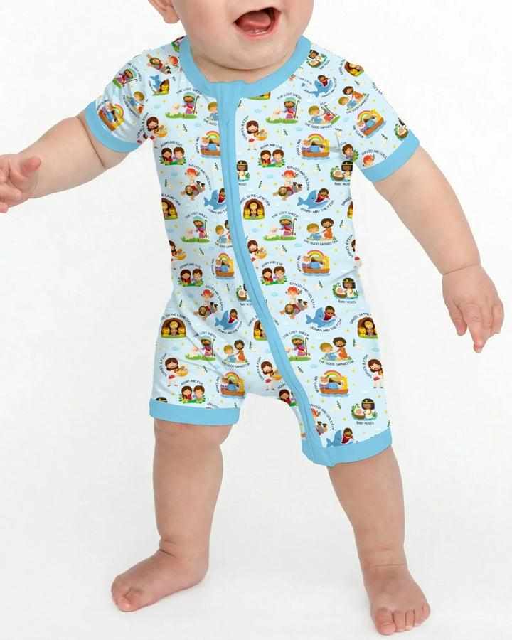 Bible Stories Bamboo Shorty Zippy