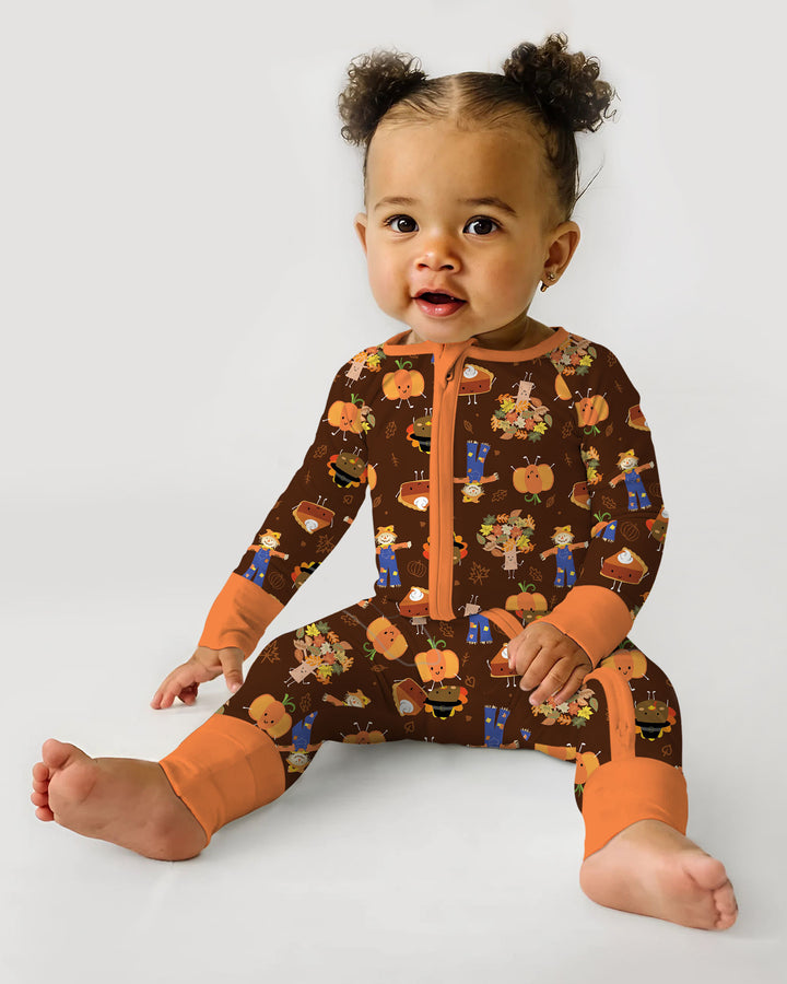 Thanksgiving Festive Bamboo Convertible Zippy