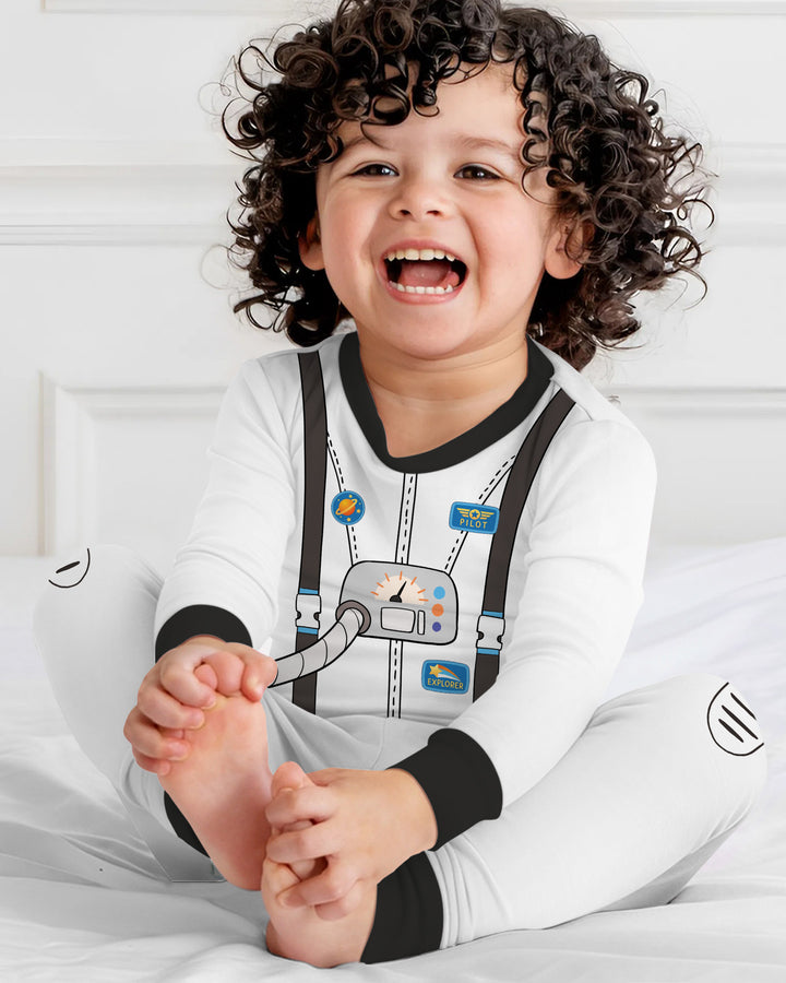 Template Bamboo Two Piece Long Sleeve Pyjamas Set