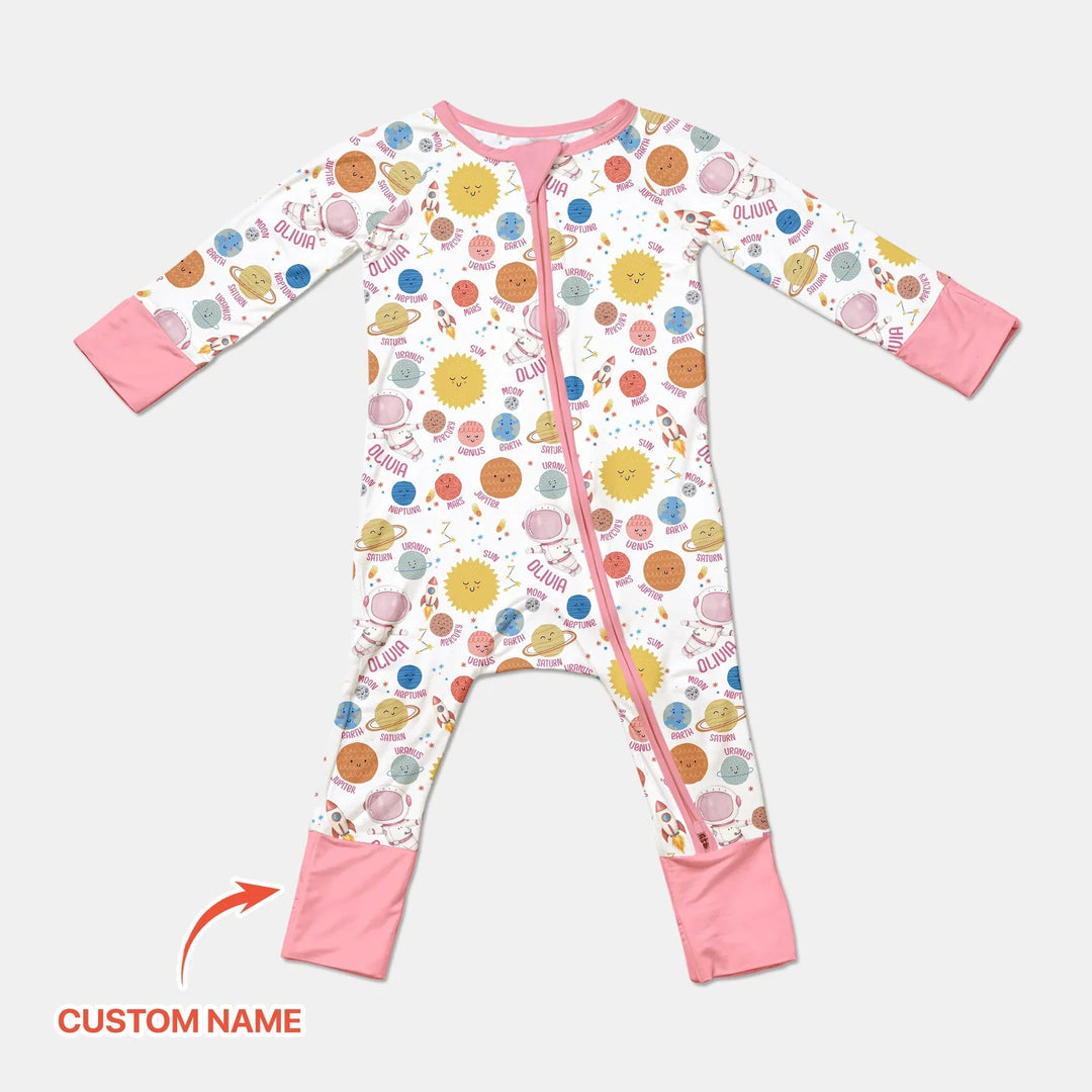 Custom Name Little's Kid into Universer Bamboo Convertible Zippy