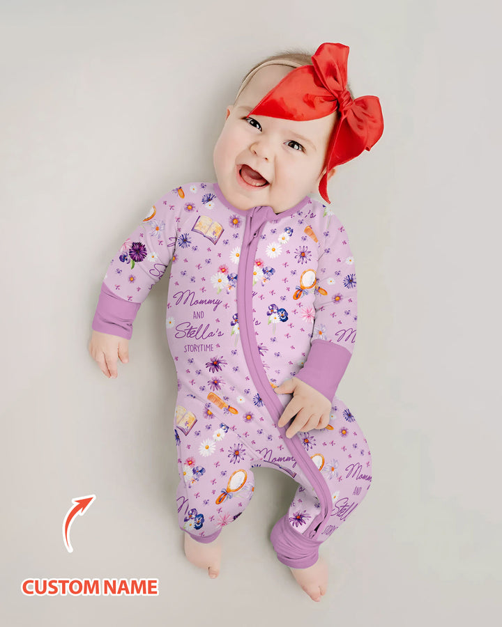 Mommy Daddy And Me Bedtime Story Family Matching Bamboo Convertible Zippy