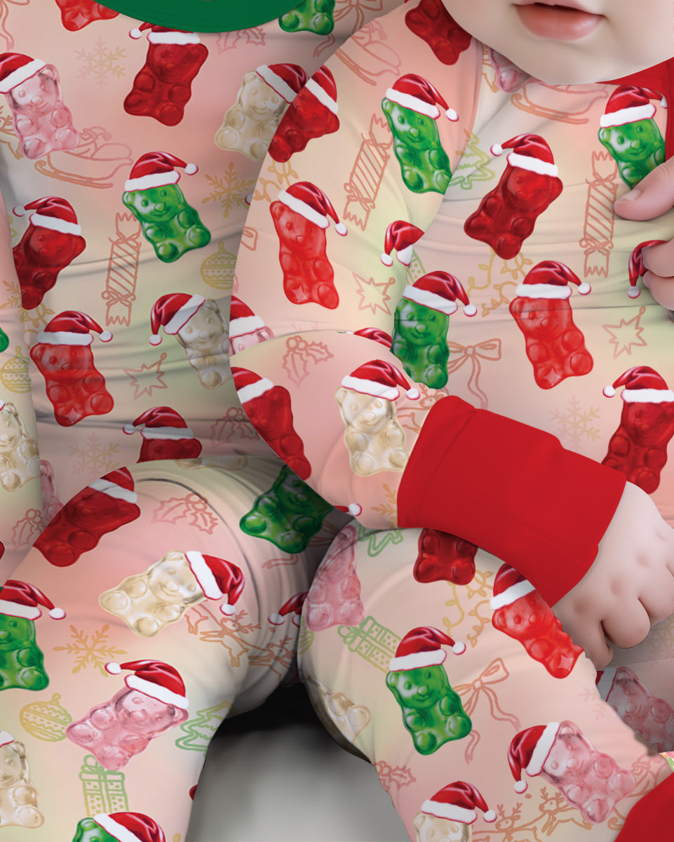 Gummy Bear Santa Christmas Bamboo Convertible Zippy
