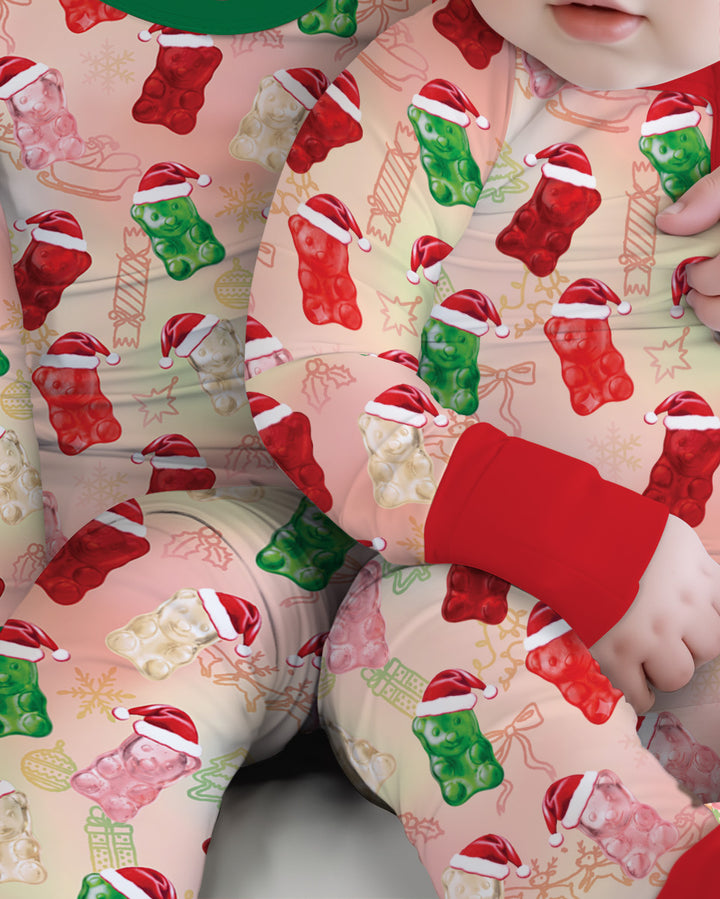 Gummy Bear Santa Christmas Bamboo Convertible Zippy