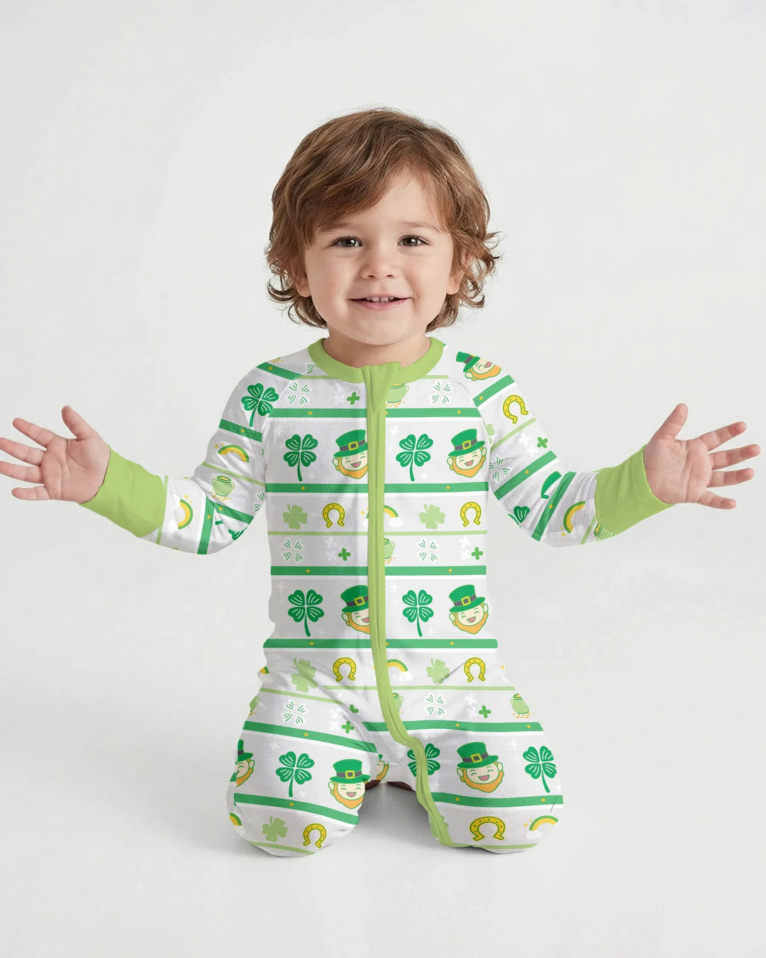 Happy Saint Patrick's Day Bamboo Convertible Zippy