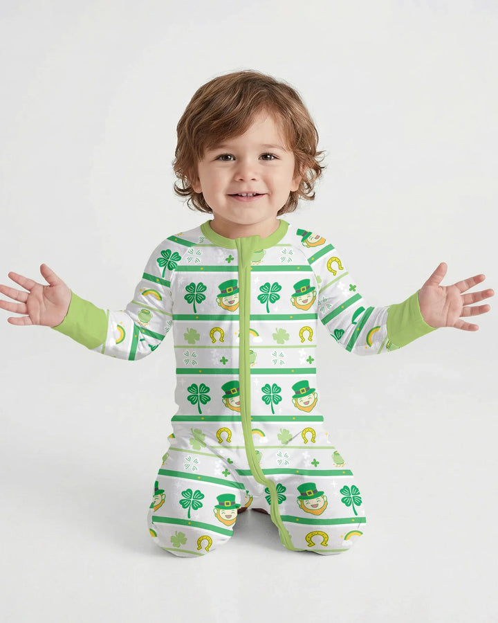 Happy Saint Patrick's Day Bamboo Convertible Zippy