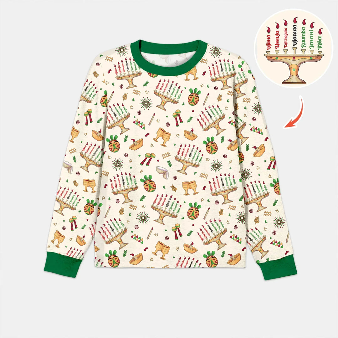 Happy Kwanzaa Bamboo Men's Pajama Set