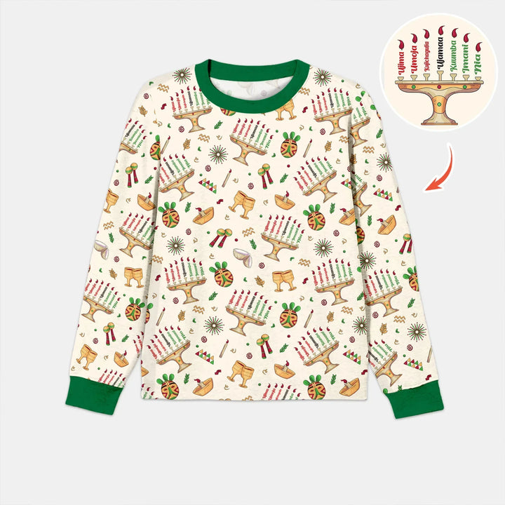 Happy Kwanzaa Bamboo Men's Pajama Set