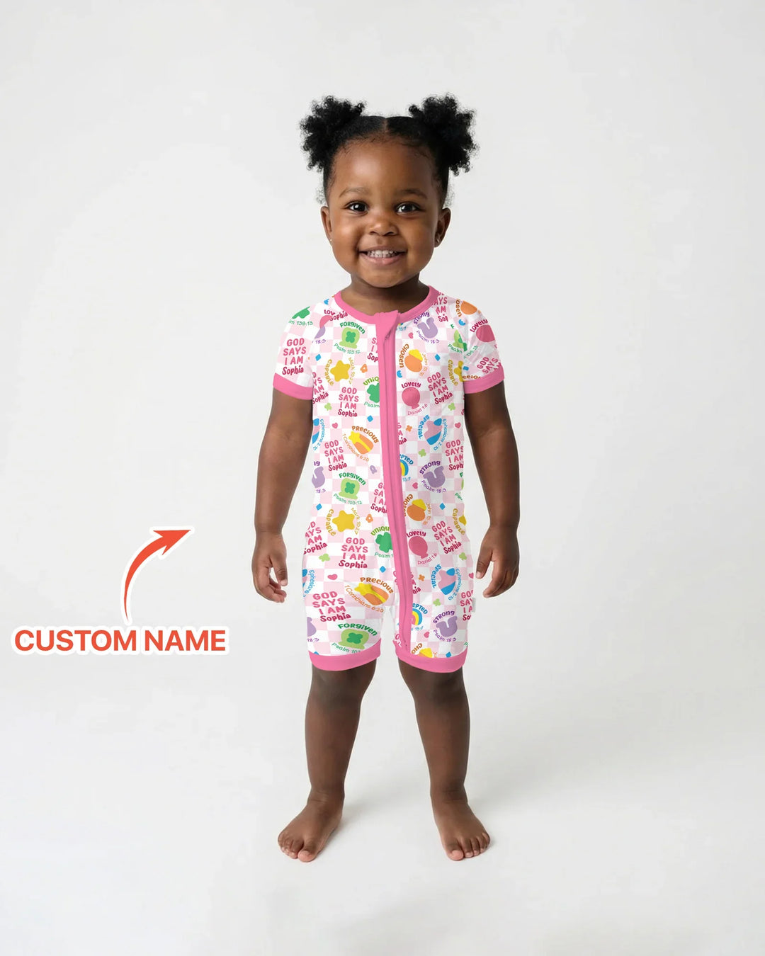 God Says I Am St. Patrick’s Day Custom Name Family Matching Bamboo Shorty Zippy
