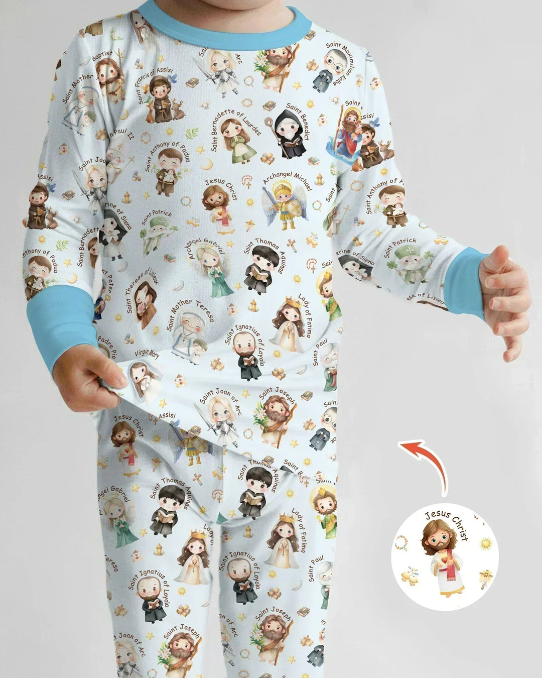 Little Saints Bamboo Two Piece Long Sleeve Pajama Set