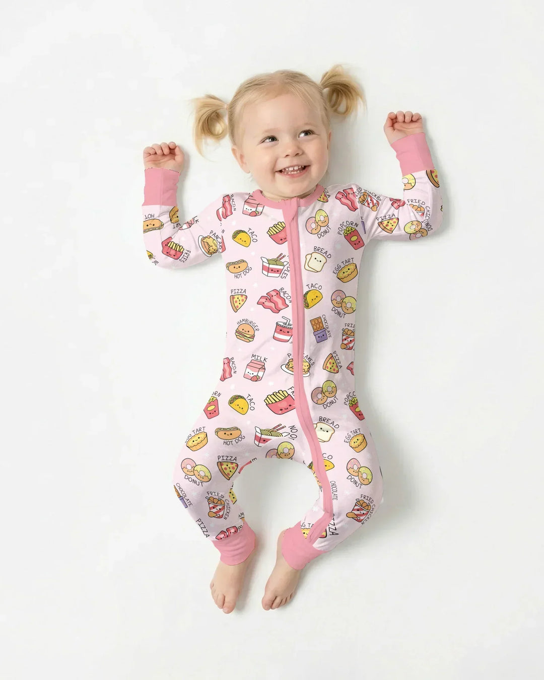 Kawaii Yummy Food Bamboo Convertible Zippy