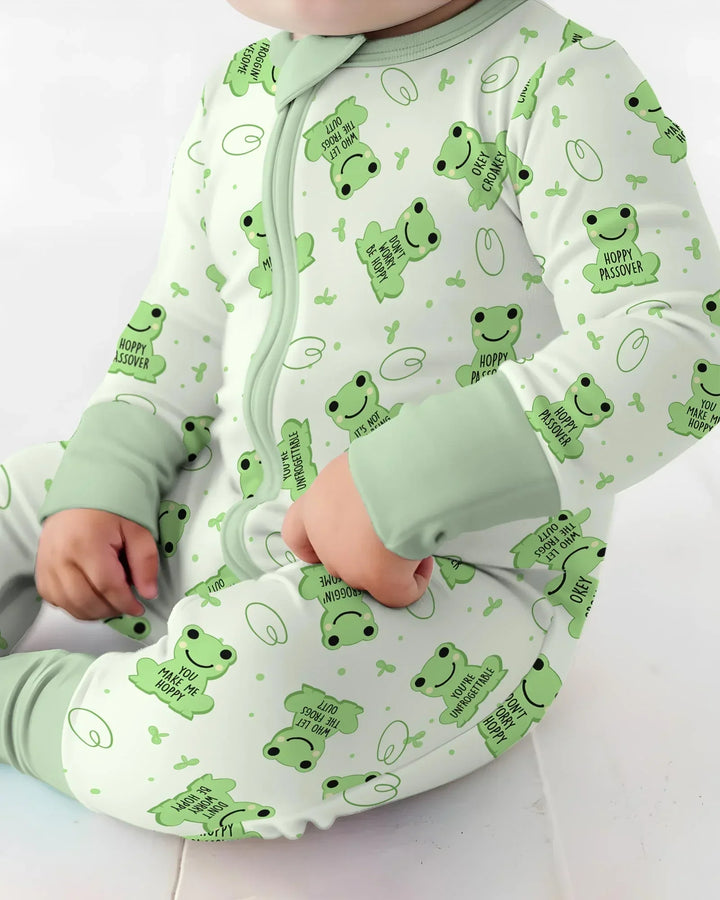 Marzipan Passover Conversation Frogs Bamboo Convertible Zippy