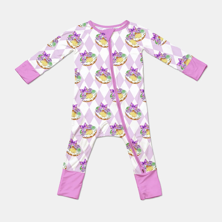 Mardi Gras Donut Bamboo Convertible Zippy