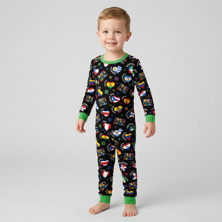 Proud To Be Hispanic Bamboo Two Piece Long Sleeve Pajama Set