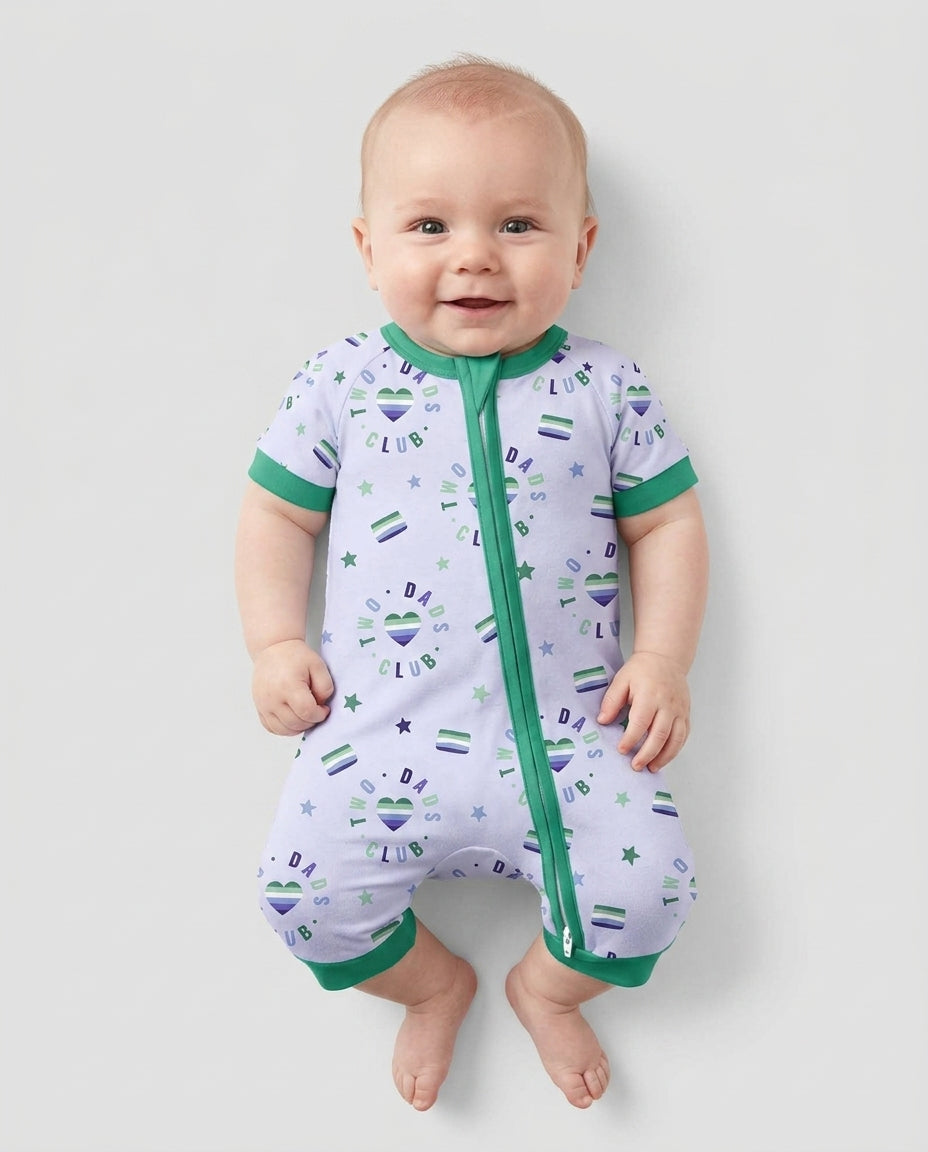 Love Makes Family Bamboo Shorty Zippy