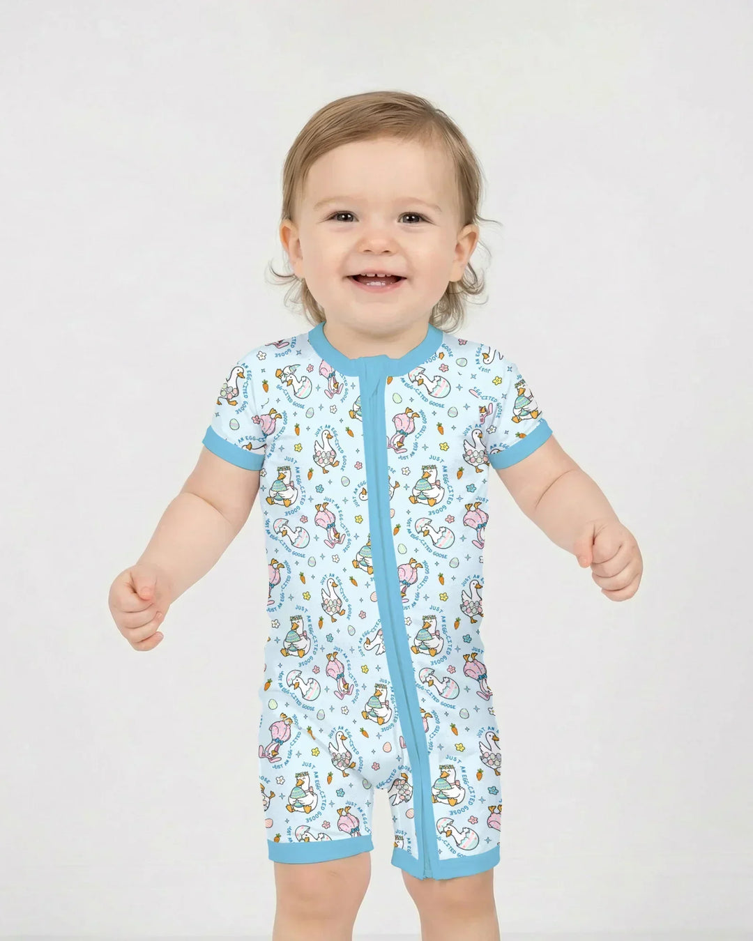 Easter Silly Goose Bamboo Shorty Zippy